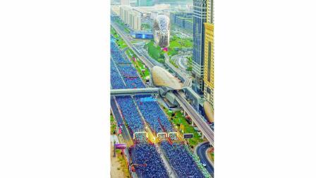 દુબઈમાં રવિવારે વાર્ષિક દુબઈ રનનું આયોજન કરવામાં આવ્યું હતું